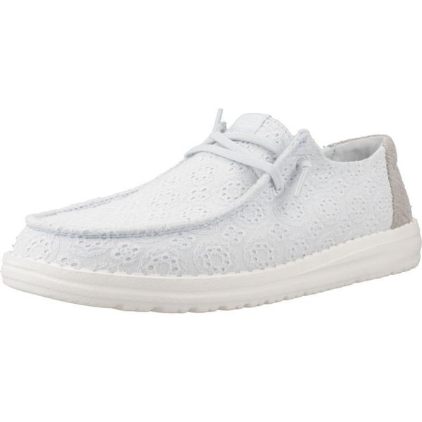 HEYDUDE Damskie Mokasyny Wendy Eyelet Lace. Niebieskie mokasyny damskie Hey dude, z materiału. Za 199.00 zł.