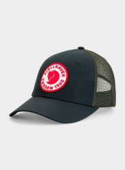Czapka truckerka Fjallraven 1960 Logo Langtradarkeps. Czerwone czapki męskie Fjällräven, bez wzorów, z bawełny. Za 129.99 zł.