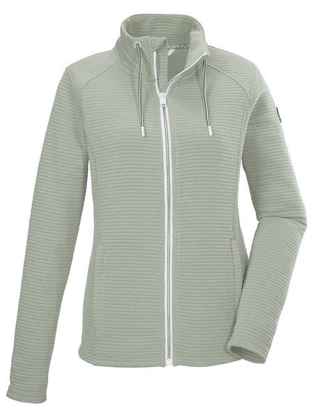 Killtec Kurtka polarowa "KOS 24" w kolorze zielonym rozmiar: 40. Zielone kurtki damskie KILLTEC, bez wzorów, z polaru, bez kaptura. Za 128.55 zł.