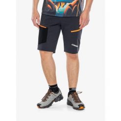 Spodenki turystyczne męskie Crazy Short Traverse. Czarne szorty męskie Crazy, bez kołnierzyka. Za 461.99 zł.