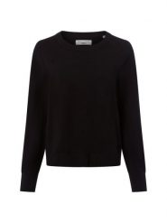 Marc O'Polo Denim Sweter z dzianiny Kobiety drobna dzianina czarny, XS. Czarne swetry klasyczne damskie Marc O'Polo Denim, xs, z bawełny, bez kołnierzyka. Za 329.95 zł.