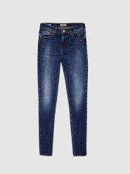 LTB Dżinsy "Amy" - Slim fit - w kolorze granatowym rozmiar: W29/L34. Niebieskie jeansy damskie LTB, z podwyższonym stanem. Za 74.63 zł.