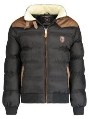 Geographical Norway Kurtka pikowana "Abramovitch" w kolorze czarnym rozmiar: XXL. Czarne kurtki męskie Geographical Norway, xxl, z aplikacjami, bez kaptura. Za 244.80 zł.