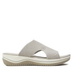 Klapki Jana. Szare klapki damskie JANA, bez wzorów, bez obcasa. Za 139.99 zł.