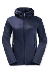 Bluza turystyczna damska Jack Wolfskin Hirschberg. Niebieskie bluzy z kapturem damskie Jack Wolfskin, l, z materiału. Za 353.76 zł.