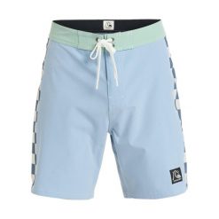 Spodenki boardshort dla Mężczyzn ORIGINAL ARCH 18". Niebieskie szorty męskie Quiksilver, z elastanu, bez kołnierzyka. Za 319.99 zł.