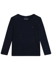 Tommy Hilfiger Bluzka KB0KB04141 S Granatowy Long Sleeve. Niebieskie t-shirty chłopięce Tommy Hilfiger, bez wzorów, z bawełny, bez ramiączek. Za 79.99 zł.