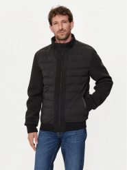 Guess Kurtka puchowa M4YL37 WG9U2 Czarny Regular Fit. Czarne kurtki męskie Guess, m, z aplikacjami, z puchu, bez kaptura. Za 689.99 zł.