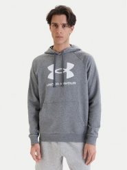 Under Armour Bluza Ua Rival Fleece Logo 1379758 Szary Loose Fit. Szare bluzy bez kaptura męskie Under Armour, m, z bawełny. Za 239.99 zł.