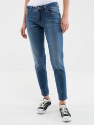 Jeansy damskie niebieskie Maggie 356. Niebieskie jeansy damskie Big Star, z standardowym stanem. W wyprzedaży za 199.99 zł.