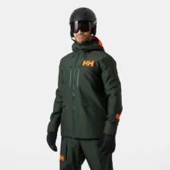 Kurtka narciarska Helly Hansen Garibaldi 2.0. Czarne kurtki męskie Helly Hansen, na zimę, m, bez wzorów, z puchu, sportowe, bez kaptura. W wyprzedaży za 1,787.50 zł.