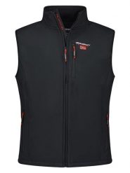 Geographical Norway Kamizelka softshellowa "Vakito" w kolorze czarnym rozmiar: M. Czarne kamizelki męskie Geographical Norway, m. Za 136.45 zł.