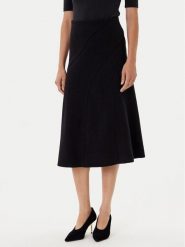 BOSS Spódnica trapezowa Vicena 50548111 Czarny Regular Fit. Czarne spódniczki damskie Boss, bez wzorów, z wełny, trapezowe. Za 829.99 zł.
