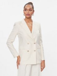 TWINSET Marynarka 241TP2560 Écru Oversize. Marynarki i żakiety damskie Twinset, bez wzorów, z bawełny. Za 2,869.00 zł.