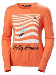 Helly Hansen Sweter "Quayside" w kolorze pomarańczowym rozmiar: XS. Pomarańczowe swetry klasyczne damskie Helly Hansen, xs, z bawełny, bez kołnierzyka. Za 155.15 zł.