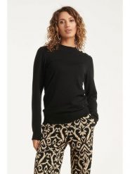 Smashed Lemon Sweter w kolorze czarnym rozmiar: XS. Czarne golfy damskie Smashed Lemon, xs, z aplikacjami, bez ramiączek. Za 104.99 zł.