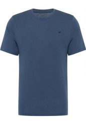 Męski T-Shirt Mustang Style Alex Dark Denim 1018000 5242. T-shirty męskie Mustang, m, bez wzorów, z denimu, bez kołnierzyka. Za 79.99 zł.