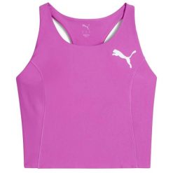 Puma W Raceday Ultraform Crop Bielizna Biustonosz Damskie. Czerwona biustonosze sportowe damskie Puma, bez wzorów. W wyprzedaży za 239.35 zł.