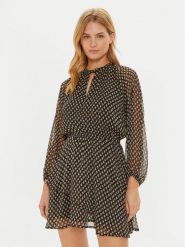 Pepe Jeans Sukienka codzienna PL953605 Brązowy Regular Fit. Brązowe sukienki damskie Pepe Jeans, na co dzień, l, bez wzorów, z jeansu, bez kołnierzyka, bez ramiączek, proste. Za 309.99 zł.