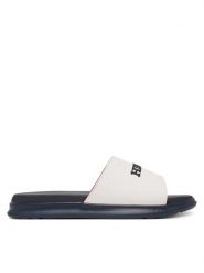 Tommy Hilfiger Klapki Dual Density Hilfiger Pool Slide FM0FM05797 Biały. Białe klapki i japonki męskie Tommy Hilfiger, z syntetyku. Za 249.99 zł.