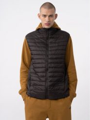 4F Kamizelka 4FAW23TVESM062 Brązowy Regular Fit. Brązowe kamizelki męskie 4f, l, z syntetyku. Za 201.29 zł.