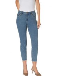 Heine Dżinsy - Skinny fit - w kolorze niebieskim rozmiar: 38. Niebieskie jeansy damskie Heine. Za 74.46 zł.