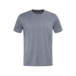 Męska Koszulka Sportowa Move Recycled. Szare t-shirty sportowe męskie Stedman, m, bez ramiączek, trekkingowe. Za 63.99 zł.