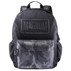 Plecak, Magnum Corps BLK-SLV, pojemność: 25 L. Czarne plecaki męskie MAGNUM, bez wzorów. Za 101.81 zł.