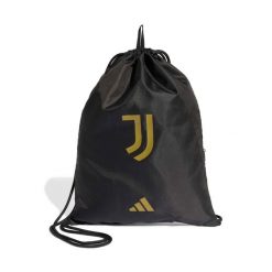 Plecak Adidas Sport Juve Gymsack Dorośli. Czarne plecaki męskie Adidas, bez wzorów, z materiału. Za 176.99 zł.