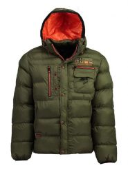 Geographical Norway Kurtka zimowa "Citernier" w kolorze khaki rozmiar: M. Brązowe kurtki męskie Geographical Norway, na zimę, m, bez wzorów, bez kaptura. Za 291.51 zł.