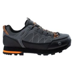Buty Hi-tec Gelen Ii Low Wp M 92800330789 szare. Szare buty trekkingowe męskie na zimę, z gumy, bez zapięcia. Za 332.39 zł.