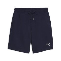 Męskie szorty Essentials Elevated Material o luźnym kroju PUMA. Niebieskie szorty męskie Puma, bez wzorów, z bawełny, sportowe. Za 179.00 zł.