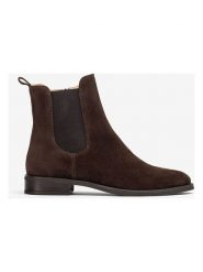 Unisa Skórzane sztyblety "Barty" w kolorze brązowym rozmiar: 41. Brązowe botki damskie Unisa, sportowe, bez obcasa, bez zapięcia. Za 340.18 zł.