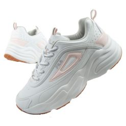 Buty sportowe damskie Fila Skye ZP. Białe buty sportowe na co dzień damskie Fila, bez wzorów. Za 249.00 zł.