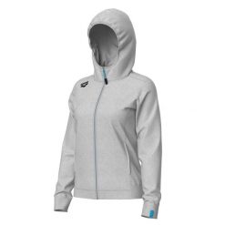 Bluza damska z kapturem Arena Team Panel. Szare bluzy z kapturem damskie Arena, xs, z polaru. Za 299.00 zł.