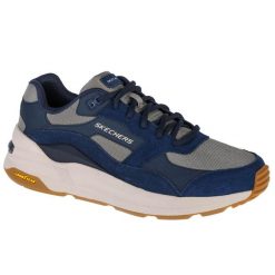 Buty do chodzenia męskie, Skechers Global Jogger. Niebieskie buty sportowe na co dzień męskie Skechers, bez zapięcia, trekkingowe. Za 359.99 zł.