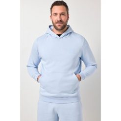 Męska Bluza z kapturem fitness kaptur nadruk na piersi do rozm. 7 XL. Niebieskie bluzy sportowe męskie JAY-PI, bez wzorów, z bawełny, casualowe, bez kołnierzyka, bez ramiączek. Za 349.99 zł.