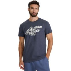 Koszulka męska 4F M3132 średni szary melanż 4FWAW25TTSHM3132 24M. Szare t-shirty sportowe męskie 4f, m, bez ramiączek, do piłki nożnej. Za 44.90 zł.