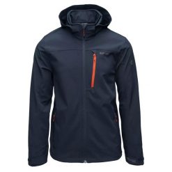 Męska Kurtka Nikko Soft Shell. Niebieskie kurtki męskie Hi-tec, m, bez wzorów, sportowe, bez kaptura. Za 296.99 zł.