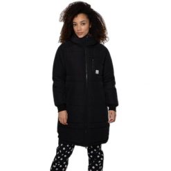 Damska wodoodporna kurtka outdoorowa Protest Adorey. Czarne kurtki przeciwdeszczowe damskie Protest, na zimę, bez kaptura. Za 797.50 zł.