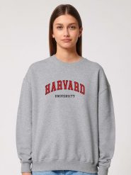American Universities Bluza "Harvard University" w kolorze szarym rozmiar: XXL. Szare bluzy bez kaptura damskie American Universities, xxl. Za 109.78 zł.