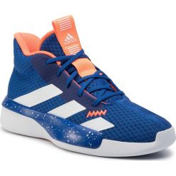 Buty adidas - Pro Next 2019 K EF0856 Blue/Actgol/Ftwwht. Niebieskie buty sportowe na co dzień męskie Adidas, z materiału, bez zapięcia, do koszykówki. Za 229.00 zł.
