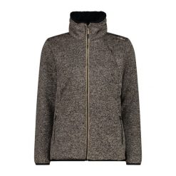 Bluza damska turystyczna CMP 34H2976. Czarne bluzy bez kaptura damskie CMP, xl, z materiału. Za 307.75 zł.