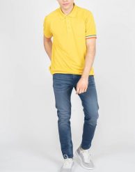 Invicta Koszulka Polo | 4452254 / U | Mężczyzna | Żółty. Żółte koszulki polo męskie Invicta, m, z aplikacjami, z poliesteru, bez ramiączek. W wyprzedaży za 159.00 zł.