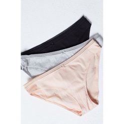 Etam - Figi (3 pack). Figi damskie Etam, xs, bez wzorów, z bawełny. Za 59.90 zł.