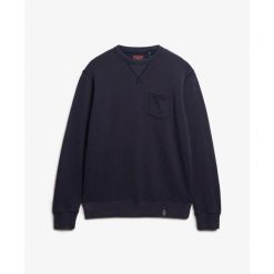 Bluza Superdry The Merchant Store. Niebieskie bluzy bez kaptura męskie Superdry., m, z dresówki. Za 320.25 zł.