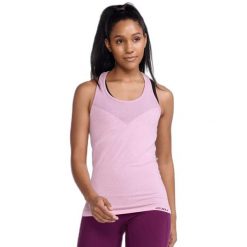 Damski tank top 2XU Motion Sport Mesh. Fioletowe topy sportowe damskie 2XU, m, bez wzorów, z materiału, bez ramiączek. Za 359.50 zł.