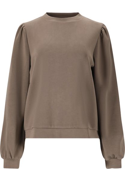 Bluza z rękawami balonowymi damska Athlecia Jillnana V2. Czarne bluzy sportowe damskie Athlecia, z materiału. Za 155.00 zł.
