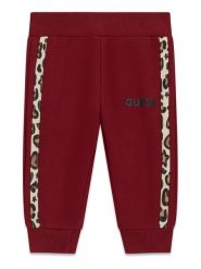 Guess Spodnie dresowe K6BB03 K5886 Bordowy Regular Fit. Czerwone spodnie dziewczęce Guess, z bawełny. Za 134.99 zł.