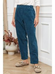 Joséfine Spodnie "Altazar" w kolorze turkusowym rozmiar: M. Niebieskie spodnie materiałowe damskie Joséfine, bez wzorów, z materiału. Za 196.24 zł.